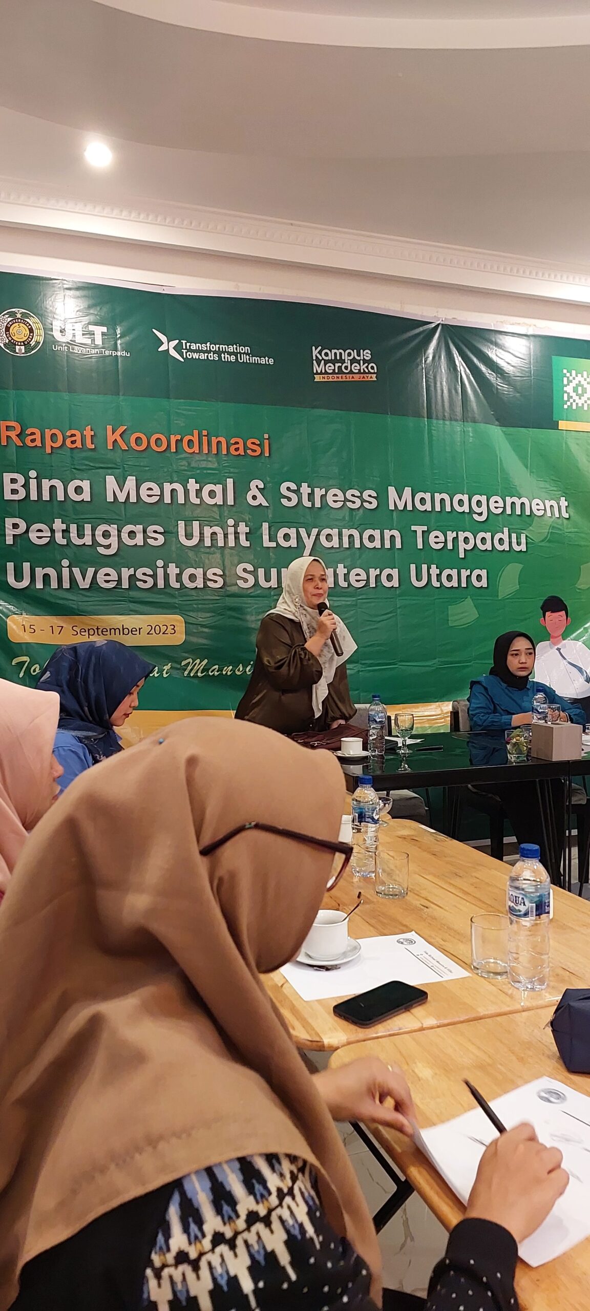 You are currently viewing Rapat Koordinasi Bina Mental & Stress Management pada Petugas Unit Layanan Terpadu Universitas Sumatera Utara
